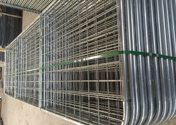 Cina Australia Style Galvanized Metal 12 Foot Farm Gate Dengan Pipa Welded Frame pemasok