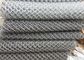 Steel Chain Link Wire Mesh Anggar / Temporary Chain Link Fence Twill Weave pemasok