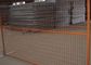 Galvanized Coated Temporary Fencing Hire For Work Site / Besi Dan Baja pemasok