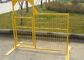 PVC Coated Temporary Construction Fence Kanada Standar 10x6 FT Event Movable Fence pemasok