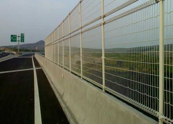 Cina Green Powder Coated Steel Wire Anggar Keamanan Untuk Highway, Ukuran 48mmx1.0mm pemasok