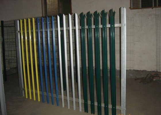 Cina Powder Coated Metal Palisade Fencing Gate Tipe Eropa Dengan 2-3.0mm Tebal Pucat pemasok