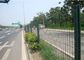 Green Powder Coated Steel Wire Anggar Keamanan Untuk Highway, Ukuran 48mmx1.0mm pemasok