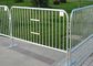Galvanized Temporary Construction Fence Movable Traffic Control Barrier Pagar pemasok